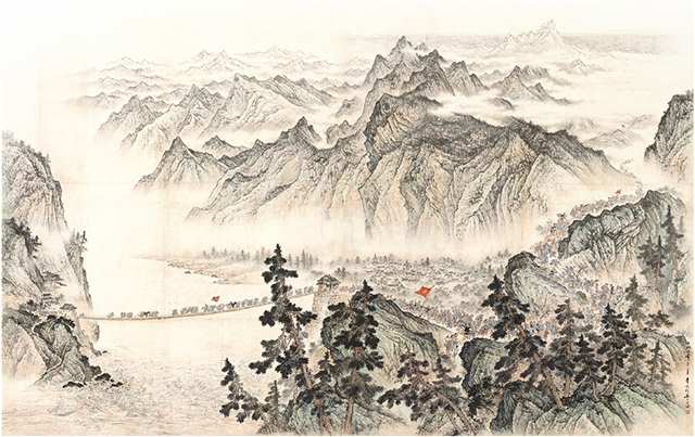 纪念长征胜利90周年 重庆艺术家以经典美术作品传承红色基因