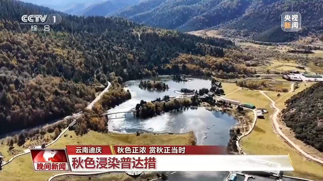 层林尽染多地迎来最佳赏秋季 普达措措普沟红岩岭秋色正浓