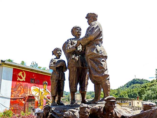 彭水黄家镇守护红军留言条红色IP 红色研学带动综合年产值68