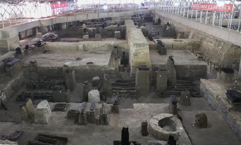 浙江绍兴稽中遗址入选十大考古新发现 实证越国都城2500年历